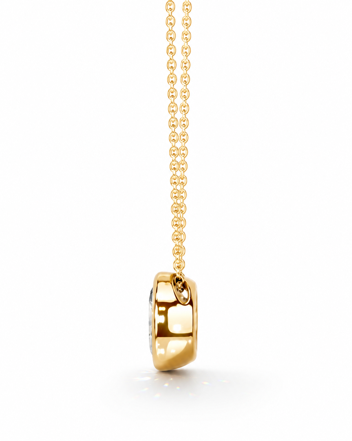 Novelle Halo Oval Necklace