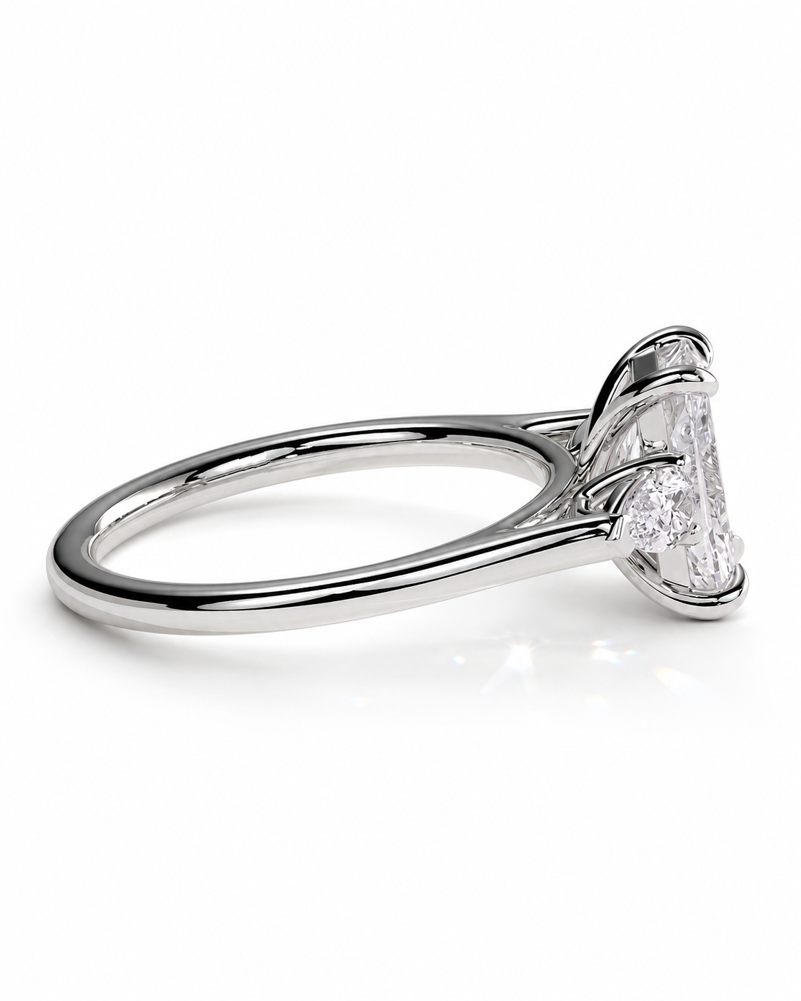 color_925_SIL,color_935_ARG,color_10K_WG, color_14K_WG &&
A classic solitaire engagement ring featuring a large clear round-cut gemstone in a polished silver-colored metal setting, shown on a clean white background.