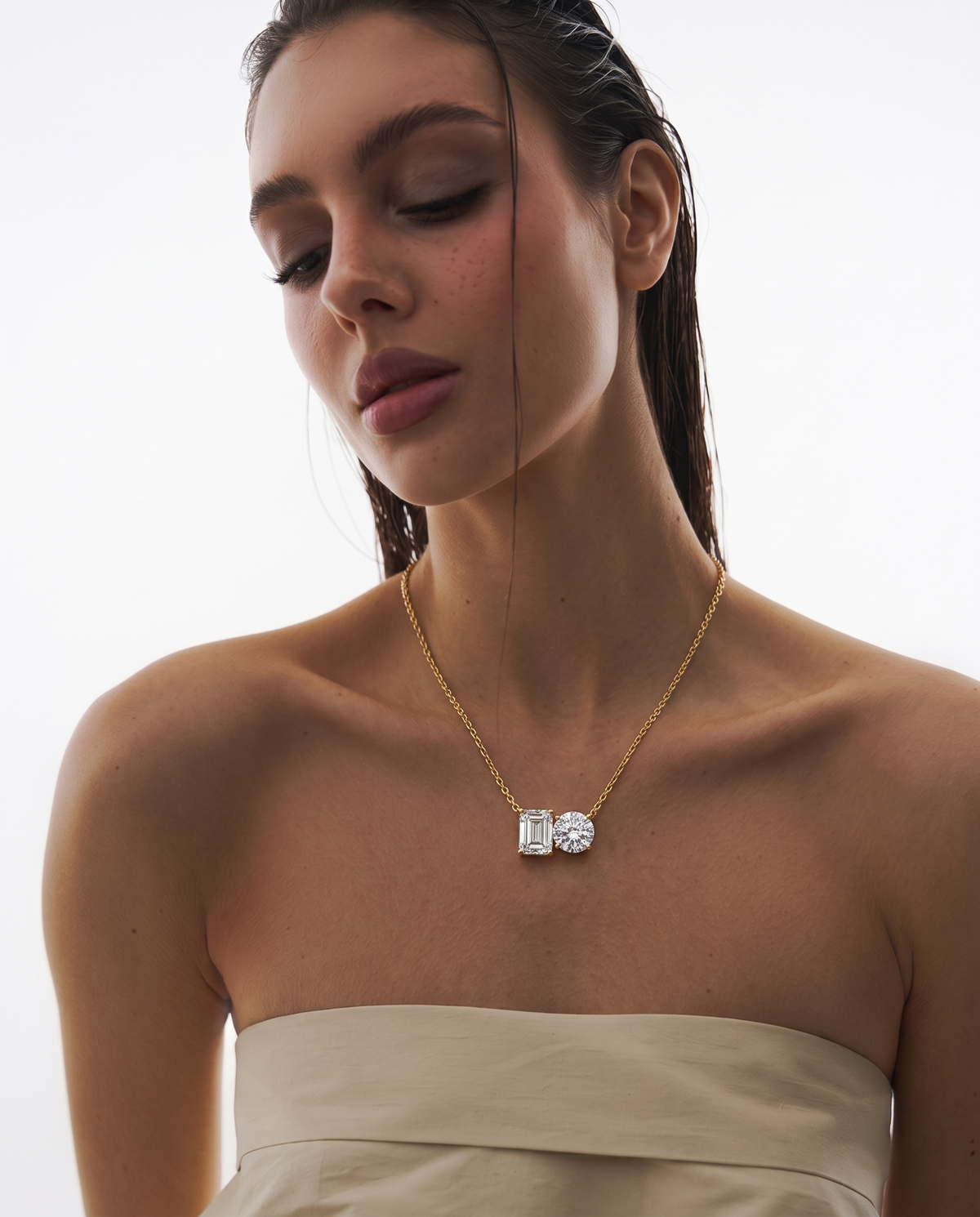 Aveline Duet Necklace