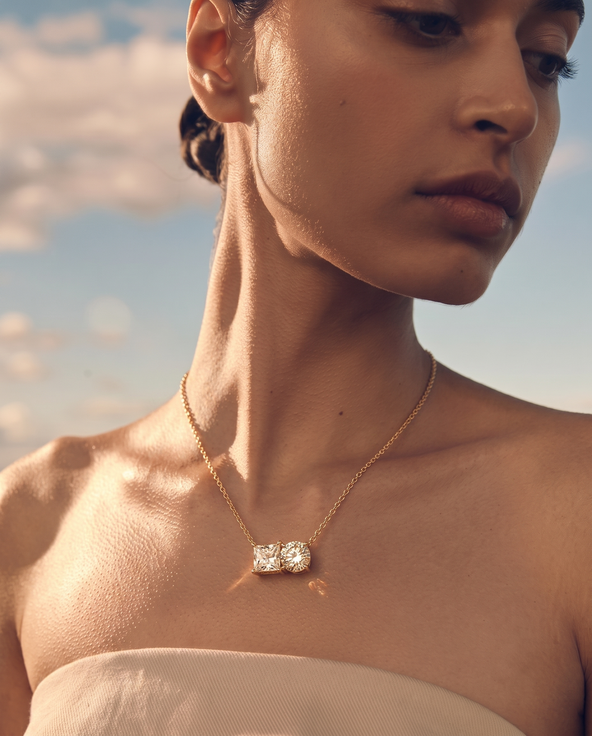 Lunelle Duet Necklace