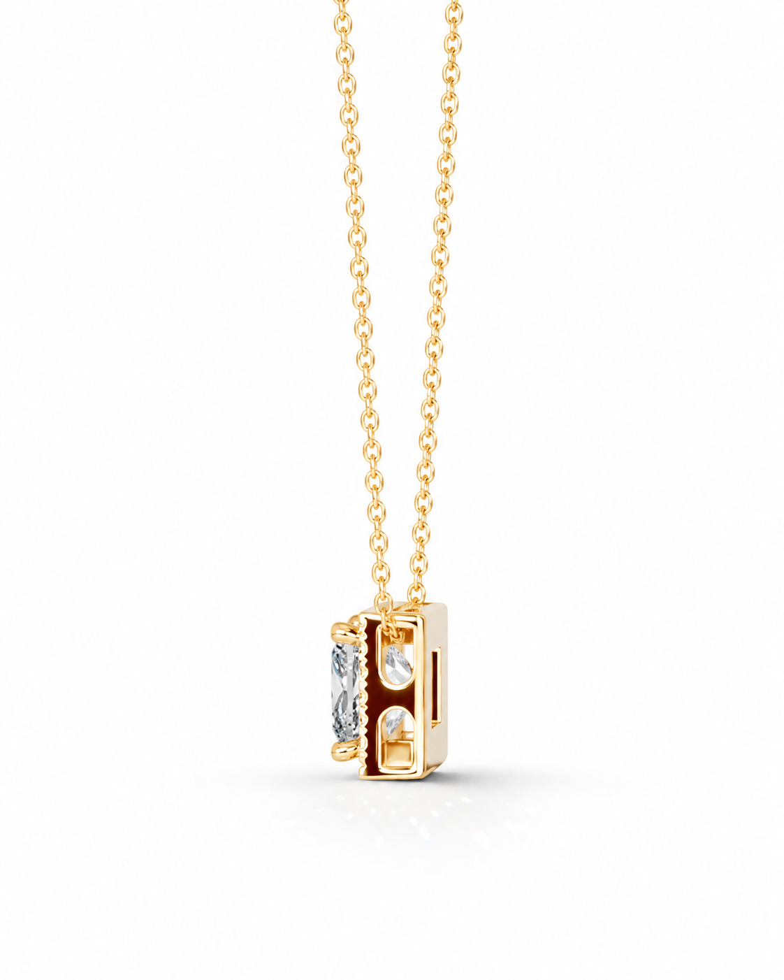 Veloria Halo Pendant Necklace
