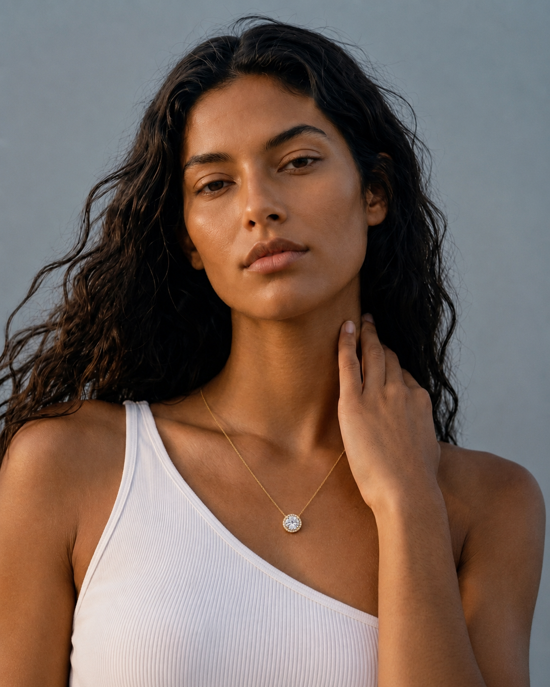 Aurielle Halo Necklace