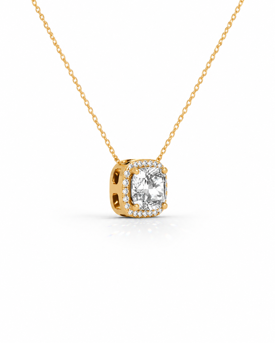 Calystra Halo Necklace