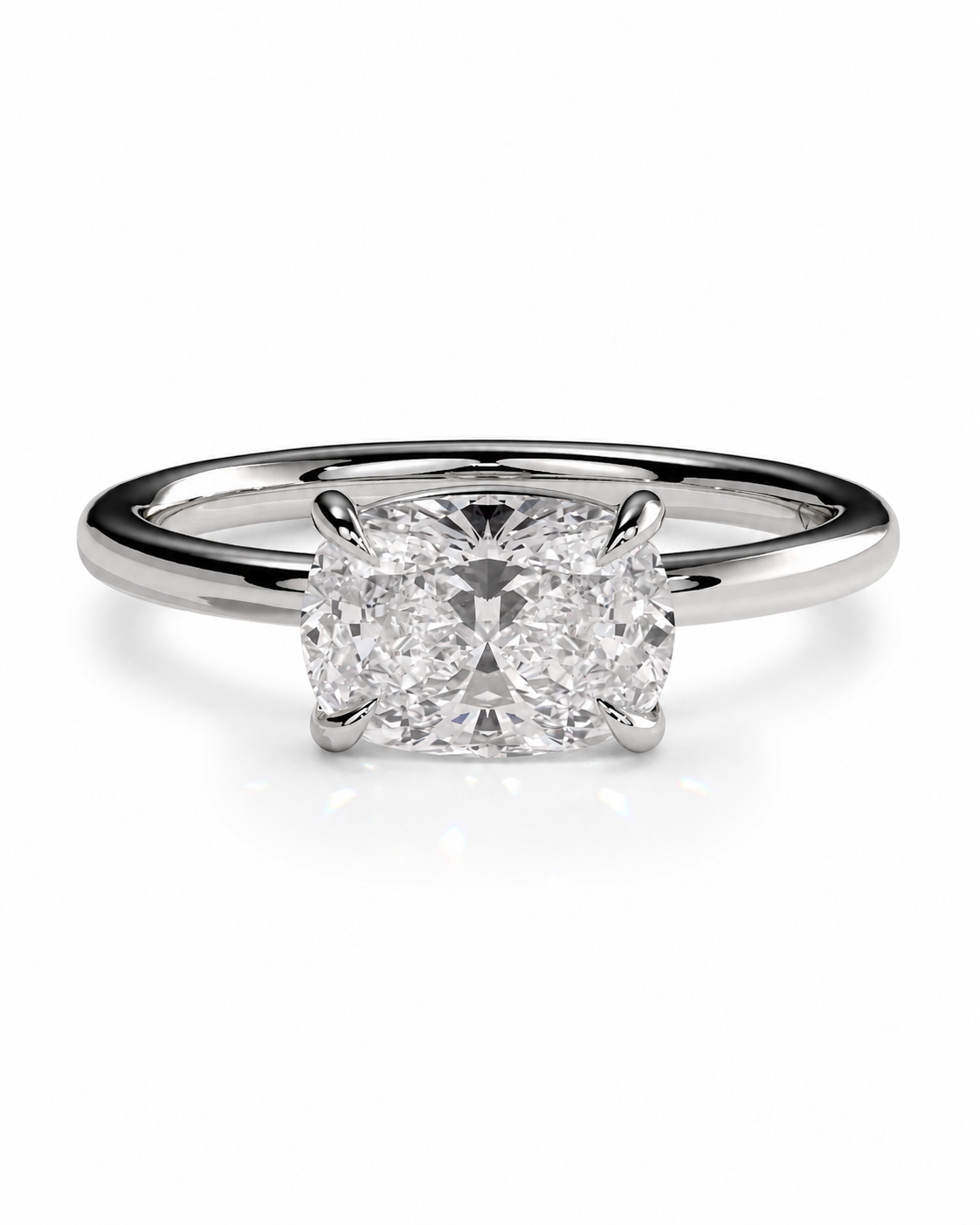color_925_SIL,color_935_ARG,color_10K_WG, color_14K_WG &&
A radiant cut diamond solitaire engagement ring in a polished white gold or platinum band, centered on a clean white background.