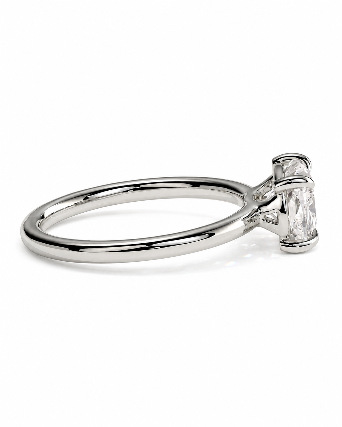 color_925_SIL,color_935_ARG,color_10K_WG, color_14K_WG &&
A silver-toned solitaire engagement ring with a rectangular clear gemstone in a prong setting, shown on a clean white background.