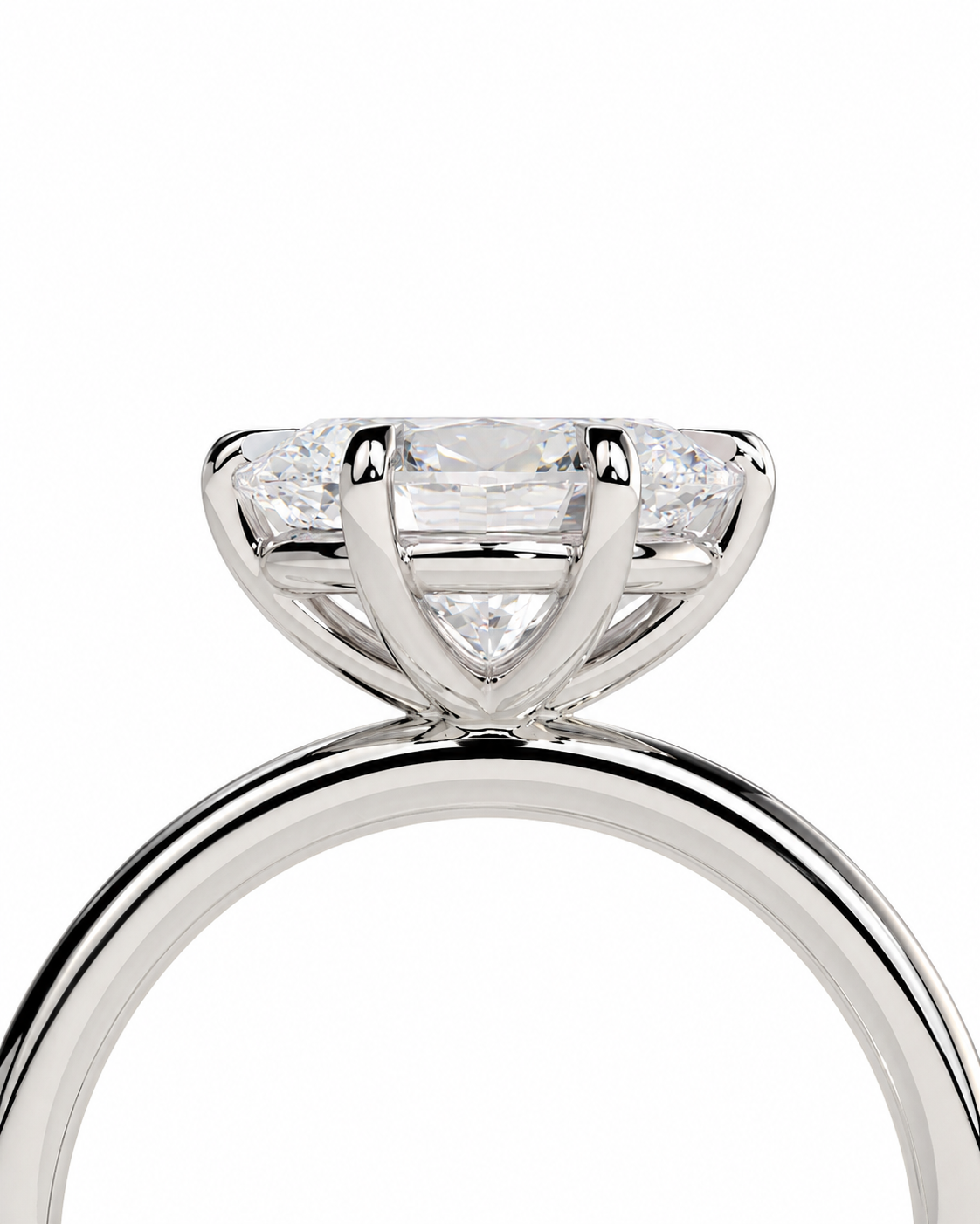 color_925_SIL,color_935_ARG,color_10K_WG, color_14K_WG &&
A close-up studio shot of a silver-toned diamond ring with a marquise-cut center stone and round side stones, set against a plain white background.