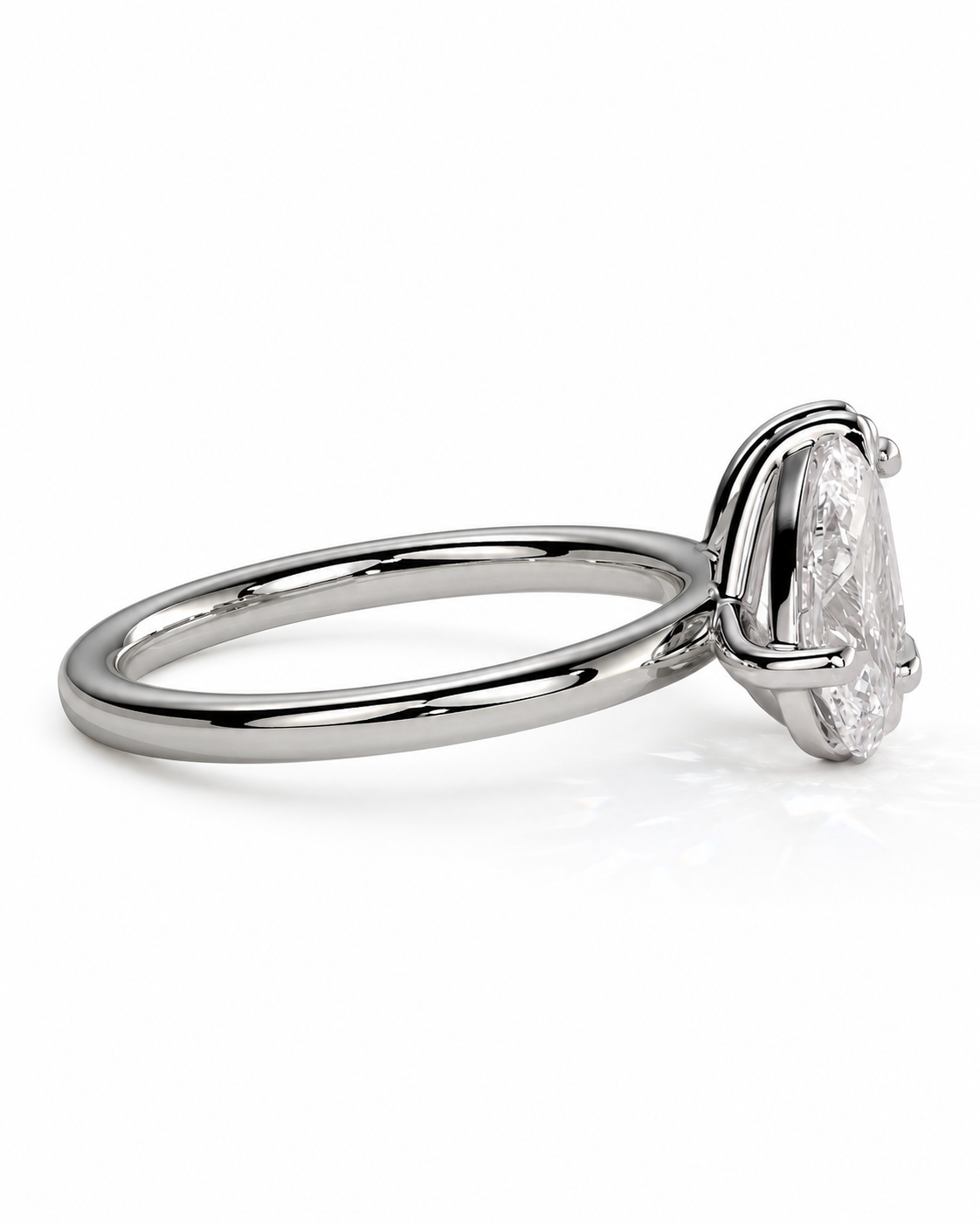 color_925_SIL,color_935_ARG,color_10K_WG, color_14K_WG &&
A silver-toned solitaire ring featuring a marquise-cut clear gemstone in a prong setting, shown on a clean white background.