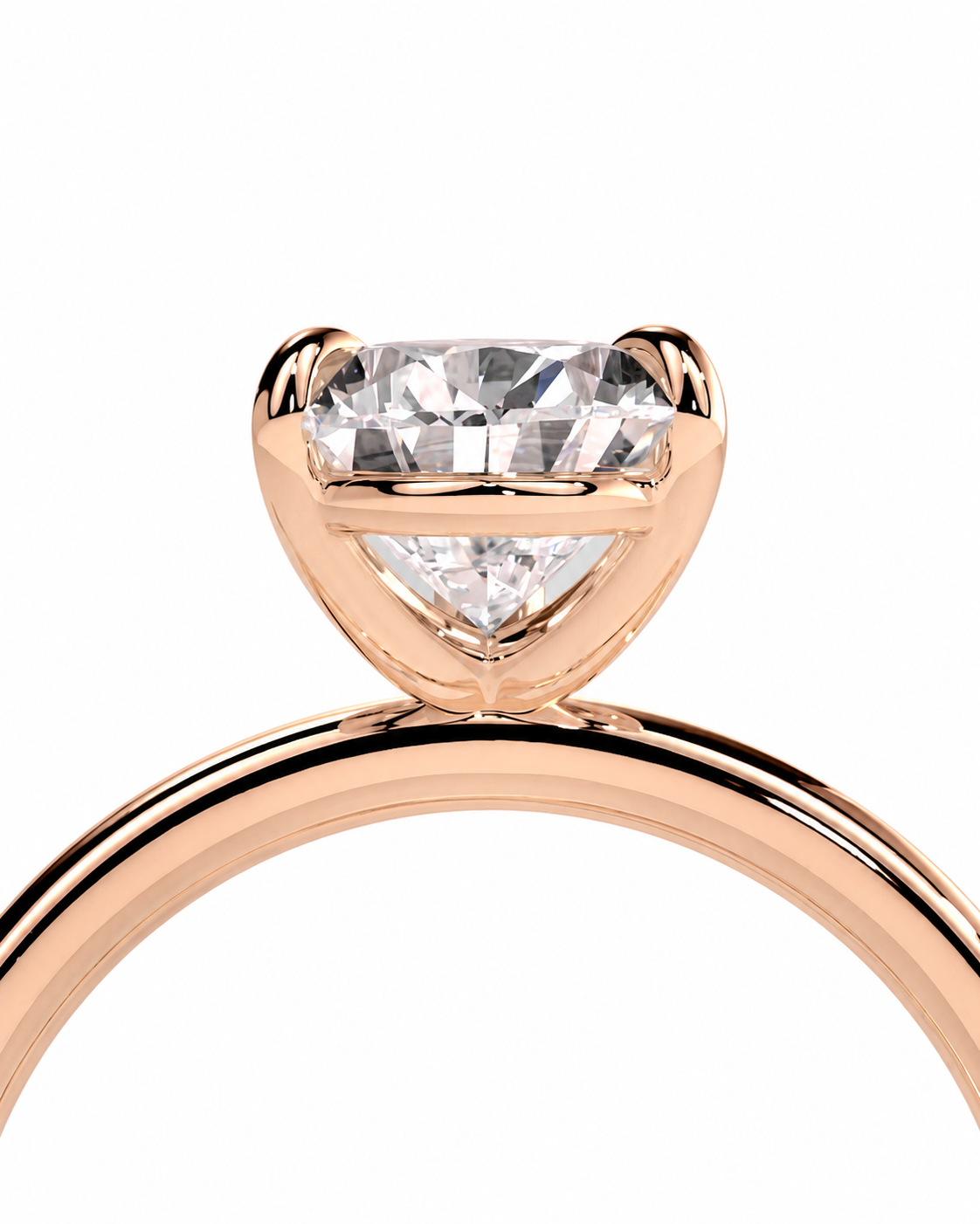 color_10K_RG, color_14K_RG &&
A close-up of a rose gold ring featuring a heart-shaped diamond solitaire setting, shown against a solid white background.
