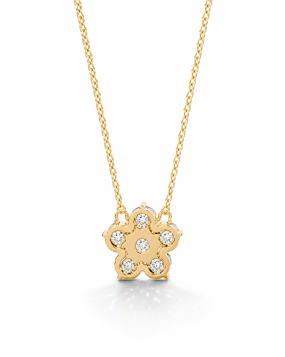 Lunelle Bloom Cluster Necklace