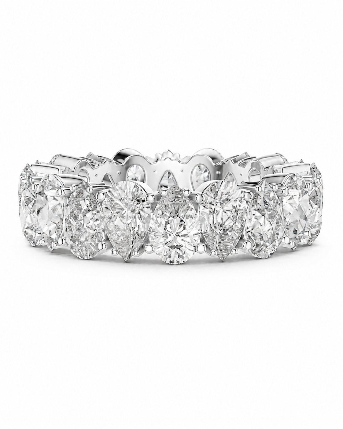 color_925_SIL,color_935_ARG,color_10K_WG, color_14K_WG &&	
A diamond eternity ring featuring multiple brilliant-cut diamonds set in a silver-colored metal band, shown against a plain white background.