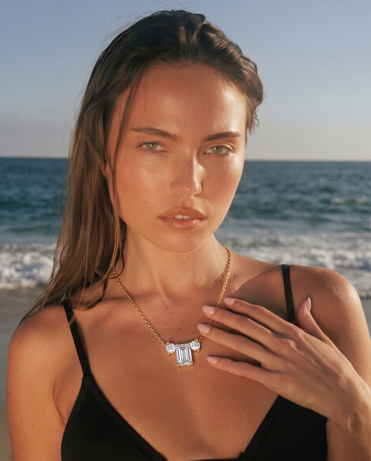 Aveline Trio Necklace