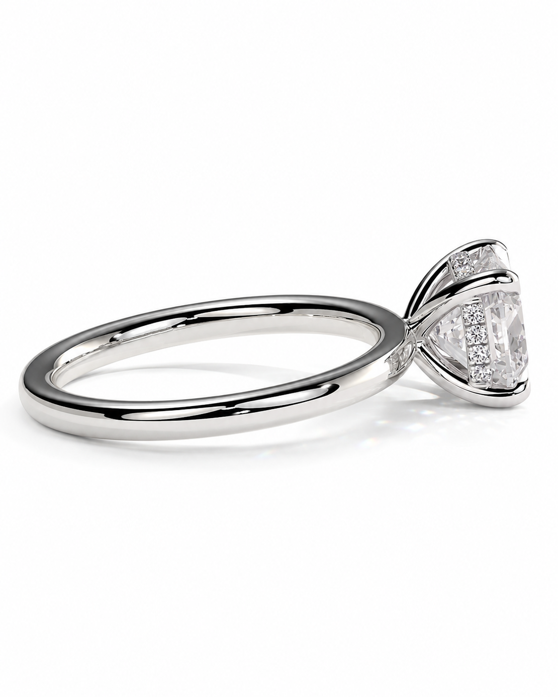 color_925_SIL,color_935_ARG,color_10K_WG, color_14K_WG &&A silver-toned diamond ring with a marquise-cut center stone and smaller diamonds along the shoulders, shown on a clean white background.