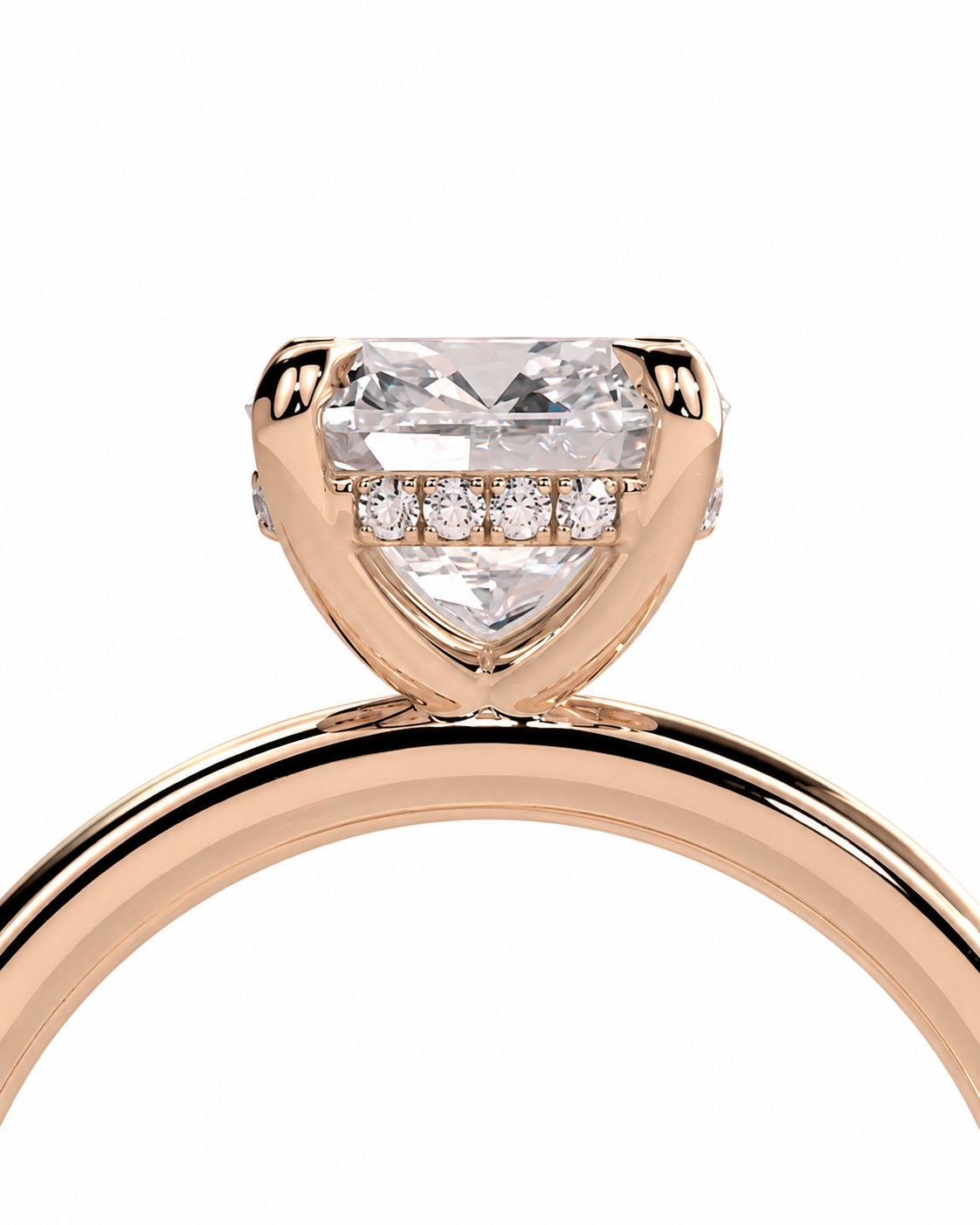 color_10K_RG, color_14K_RG &&Rose gold ring with a large marquise-cut clear center stone and smaller diamonds along the band, shown on a white background.