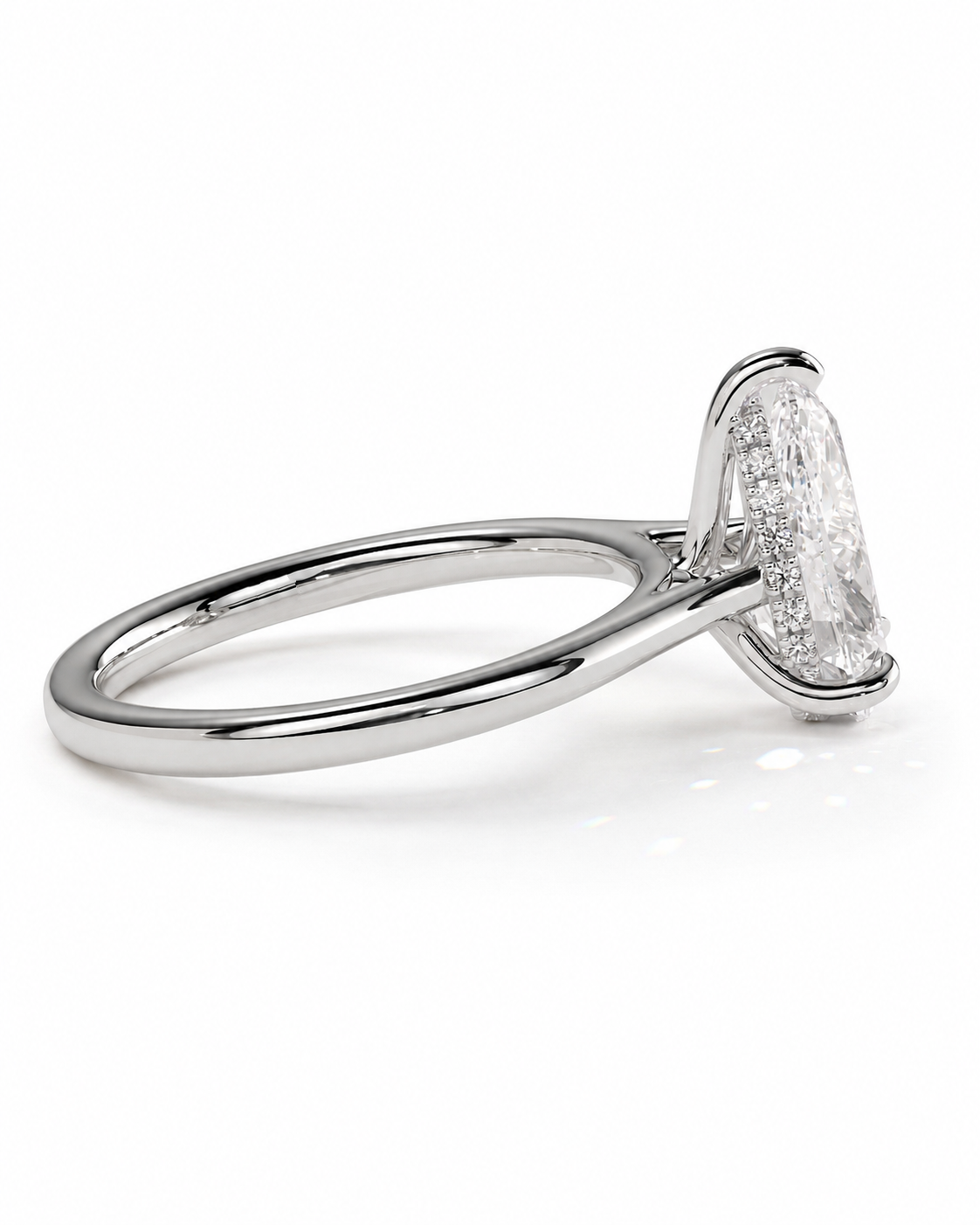 color_925_SIL,color_935_ARG,color_10K_WG, color_14K_WG &&A silver-toned diamond ring with a large oval-cut center stone and smaller accent diamonds, shown on a clean white background.